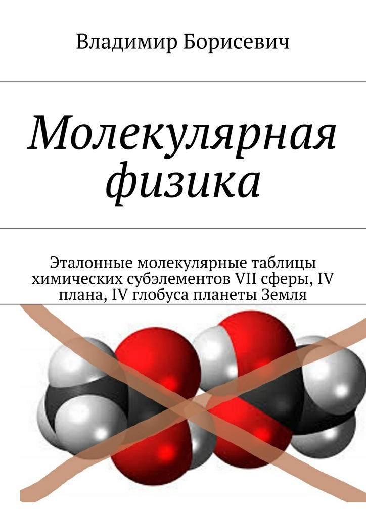 Молекулярная физика. Эталонные молекулярные таблицы химических субэлементов VII сферы, IV плана, IV глобуса планеты Земля